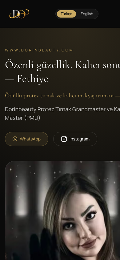 Dorin Beauty mobile screenshot